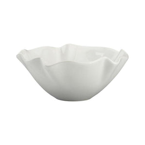 White Ruffle 5.5" Dip Bowl.