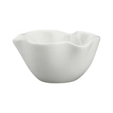 White Ruffle 11" Small Bowl.