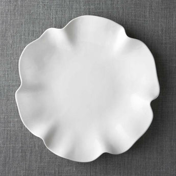 White Ruffle 16" Platter.
