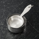 Stainless Steel Odd Size Measuring Cups, Set of 4.
