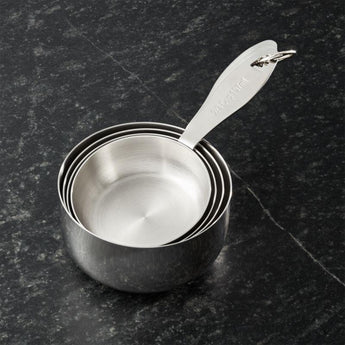 Stainless Steel Odd Size Measuring Cups, Set of 4.