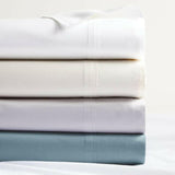 Organic 400 Thread Count Sateen Ivory Sheet Set.