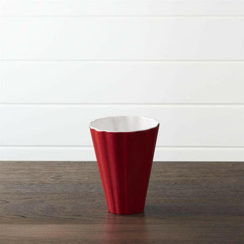 Scalloped Melamine Popcorn Cup.