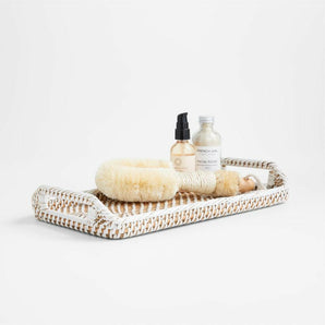 Sedona White Vanity Tray