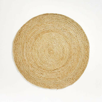 Sentina Light Natural 6ft Round Rug.