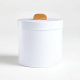 Shaillee Medium Matte White Canister.