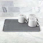 Silicone Grey Dish Drying Mat
