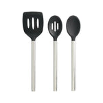 Tovolo® Black Silicone Ladle with Stainless Steel Handle