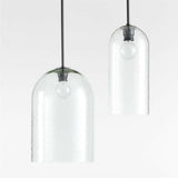 Sirocco Ripple Glass Pendant Small.