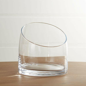 Slant Glass Vessel