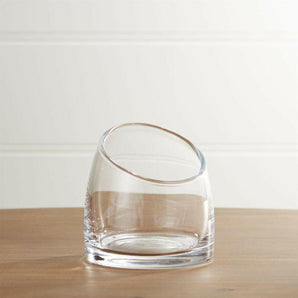 Slant Glass Vessel