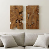 Slice Teak Wall Art.