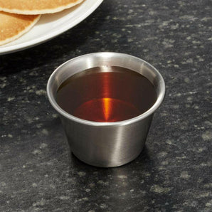 Stainless Steel Small Condiment-Prep Cup.