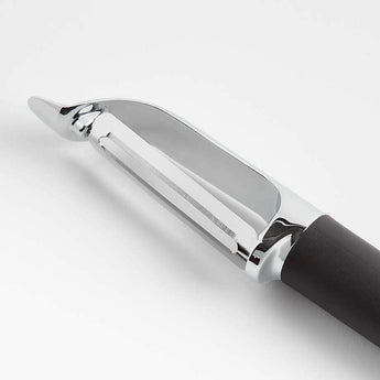 Crate & Barrel Black Soft-Touch Peeler.