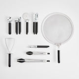Crate & Barrel Black Soft-Touch Ice Cream Scoop.