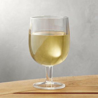 Stacking Acrylic Clear Wine Glass.