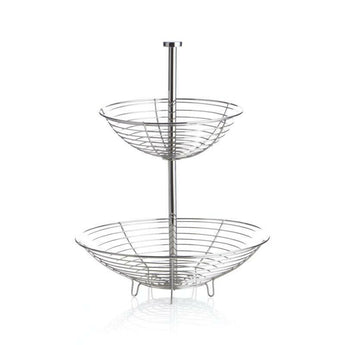 Carter Stainless 2-Tier Fruit Basket.