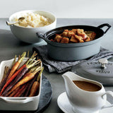 Chambray Grey Apron.