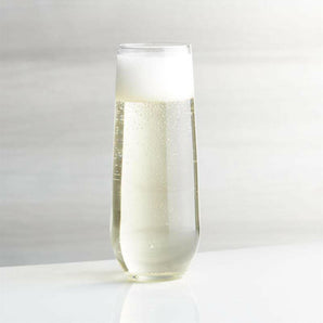 Aspen 9-Oz. Stemless Flute Glass.