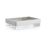 Stretten Nickel Trim Glass Tumbler