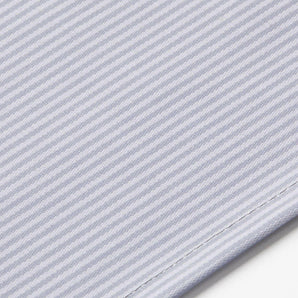 Easy-Clean Striped Grey Placemat