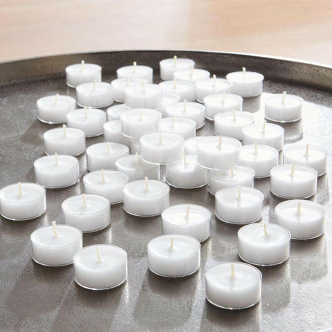 Tealights Set of 50 Clear Cup 3 Hour