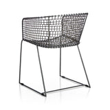 Tig Barrel Chair Cush Brown Leather.