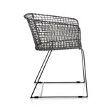 Tig Barrel Chair Cush Brown Leather.