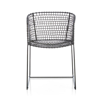 Tig Barrel Chair Cush Brown Leather.