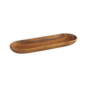 Tondo Acacia 16.5" Oval Platter.