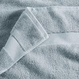 Organic Turkish Cotton Mist Blue Hand Towel.