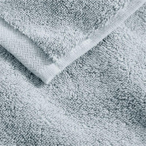 Organic Turkish Cotton Mist Blue Hand Towel
