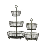 Bendt 2-Tier Iron Fruit Basket.