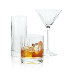 Vance Cut-Glass Double Old-Fashioned Glass