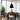 Verge 80" Black Live Edge Dining Table.