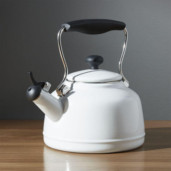 Chantal® Bridge Steel Enamel Tea Kettle.
