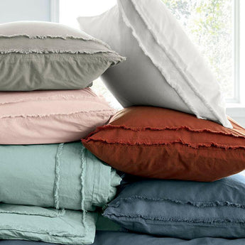 Washed Organic Cotton Sham.