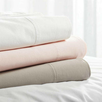 Washed Organic Cotton Case Pair.