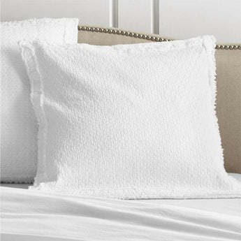 Washed Organic Cotton Sham.