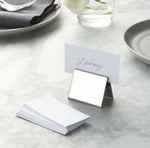White Place Cards Set of 20