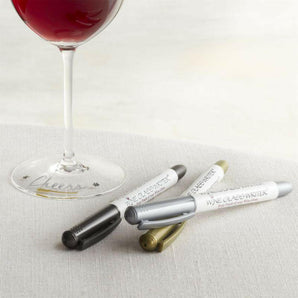 Wine Glass Markers, Set of 3