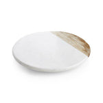 Wood and Marble Lazy Susan