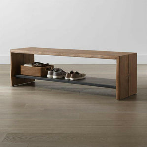 Yukon Entryway Bench with Shelf