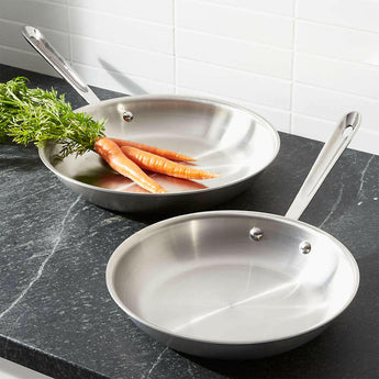All-Clad ® d5 ® 12" Brushed Stainless Steel Fry Pan.