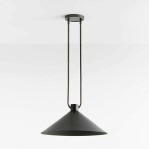 Andre Black Cone Pendant Light