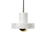Tom Dixon White Marble Pendant Lamp.