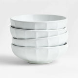 Cafe White Low Bowl.