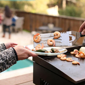 Gourmet Two Burner Gas Griddle