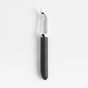 Crate & Barrel Black Soft-Touch Peeler.