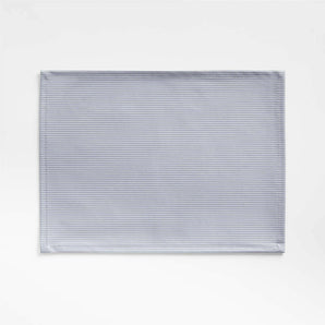 Easy-Clean Striped Grey Placemat